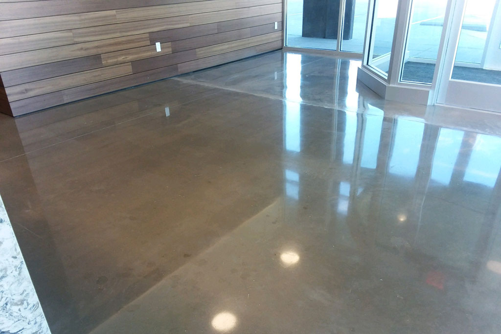 High Gloss Polished Concrete Floor