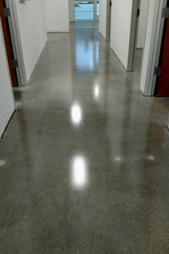 Satin Polished Concrete Floors