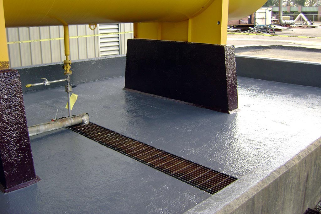 Outdoor Concrete Containment Coating
